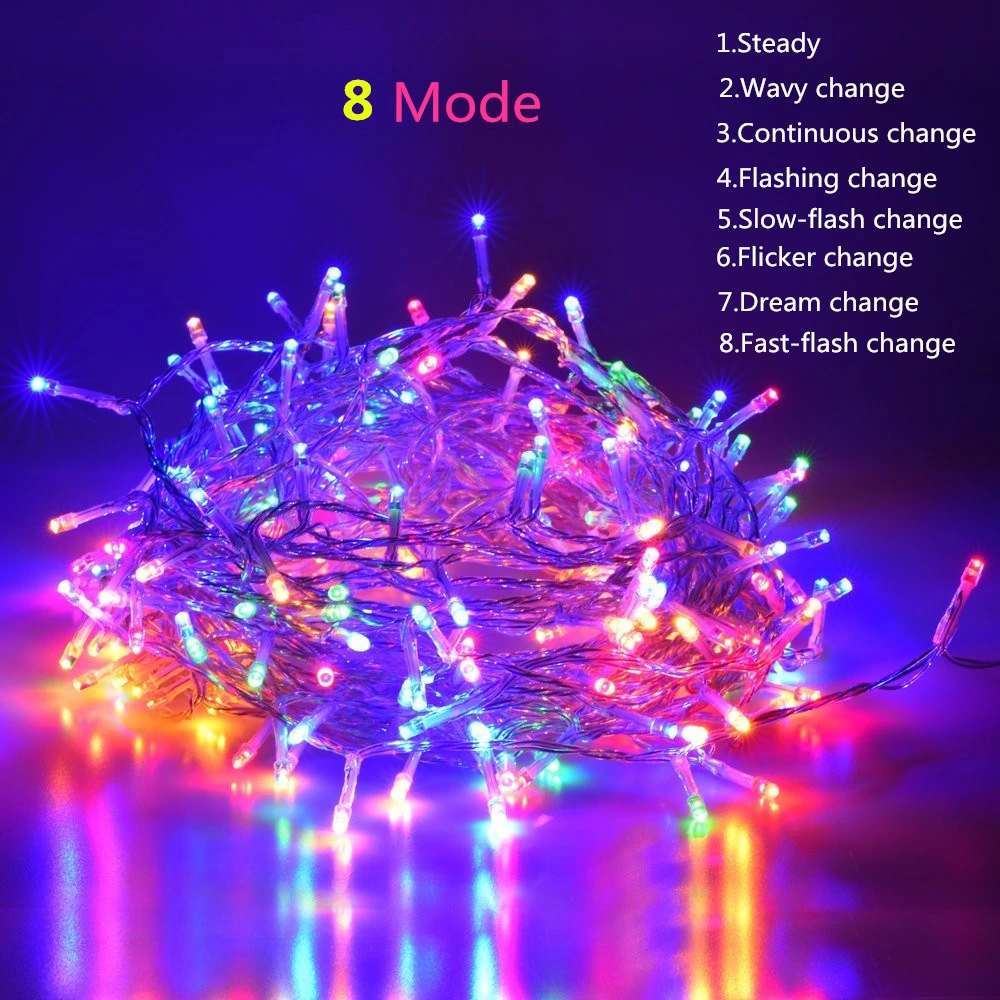 10m 20m LED String Light Outdoor Waterproof for Christmas Tree Wedding Party Decoration